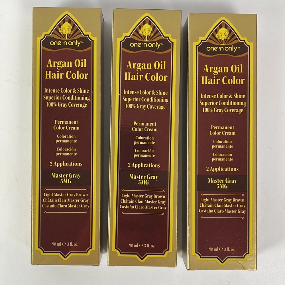 One n Only Master Gray 5MG Argan Oil Hair Color Cream NEW / 6 Applications